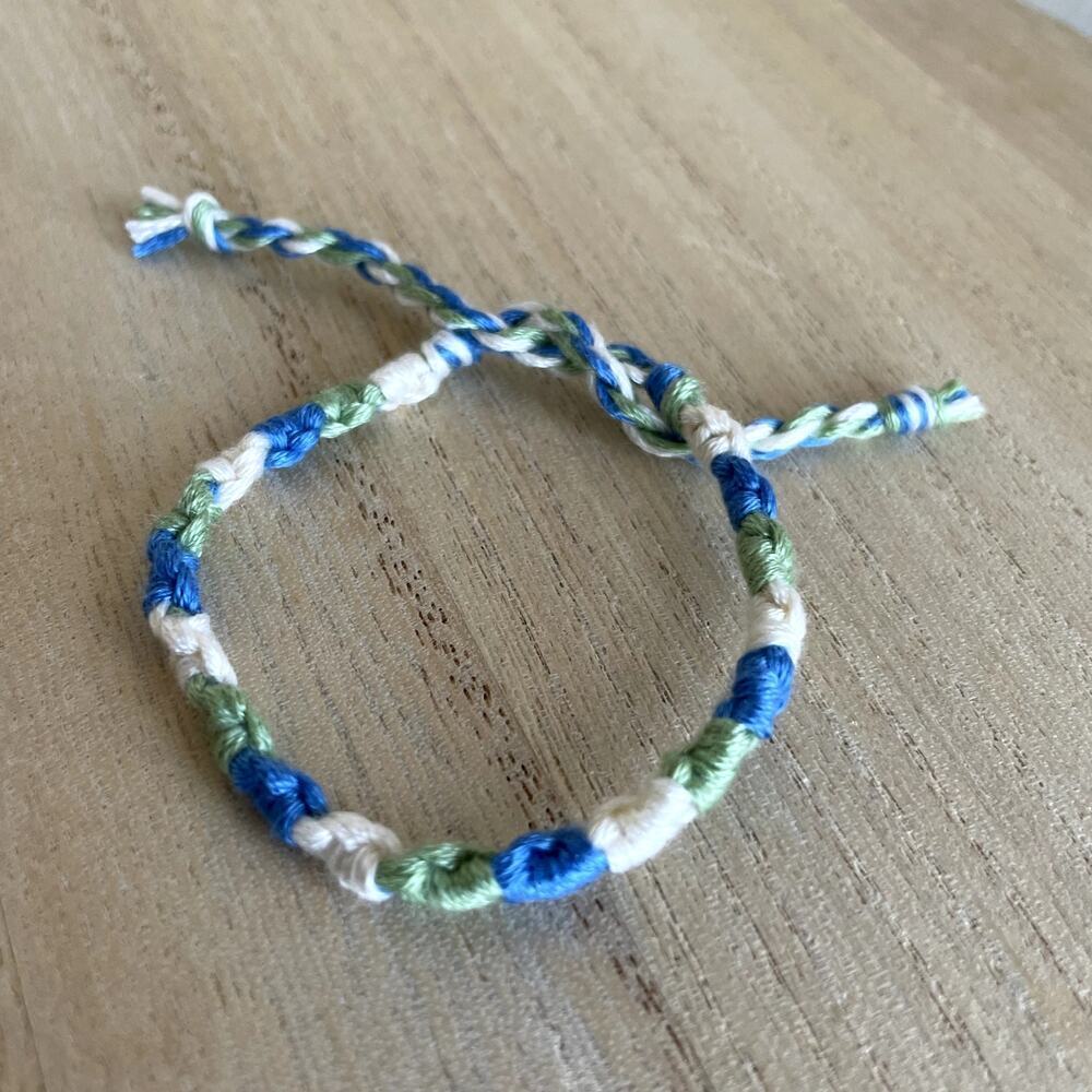 Zola Bracelet, anklet, trendy, comfortable, tie, embroidery thread, woven, gift,